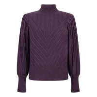 Tramontana Jumper Puff Aubergine Noir